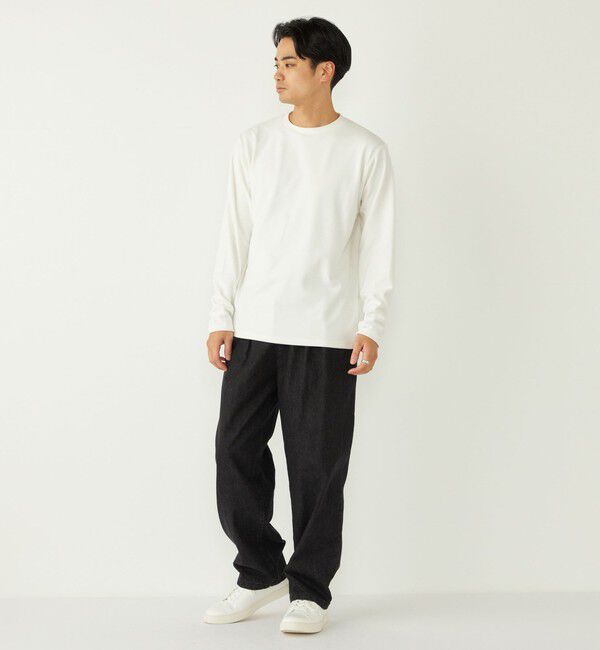 SHIPS Colors 「SHIPS Colors:〈吸水速乾〉スムース 微起毛 クルーネック ロンT」|Tシャツ・カットソー|