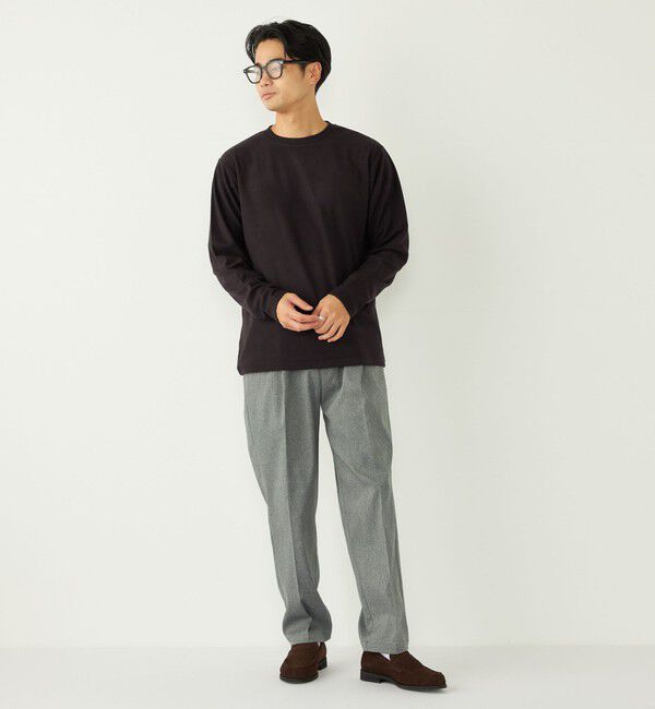 SHIPS Colors 「SHIPS Colors:〈吸水速乾〉スムース 微起毛 クルーネック ロンT」|Tシャツ・カットソー|