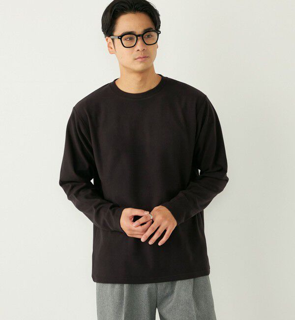 SHIPS Colors 「SHIPS Colors:〈吸水速乾〉スムース 微起毛 クルーネック ロンT」|Tシャツ・カットソー|