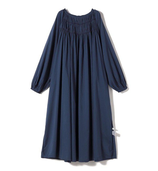 SHIPS for women「Fanaka:〈手洗い可能〉ギャザー スキッパー ワンピース」|ワンピース|