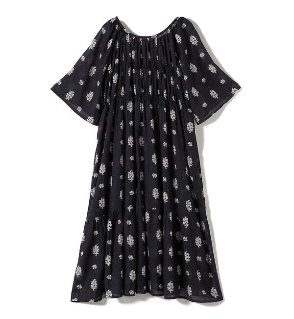 SHIPS for women「Fanaka:〈手洗い可能〉ボタニカル プリント ワンピース」|ワンピース|