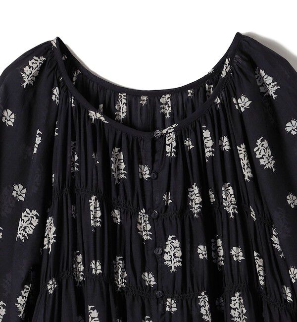 SHIPS for women「Fanaka:〈手洗い可能〉ボタニカル プリント ワンピース」|ワンピース|
