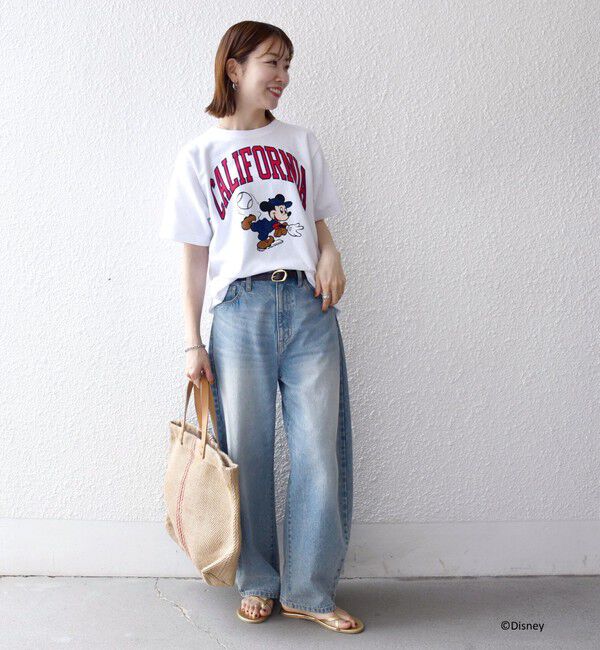 SHIPS any「Champion:〈洗濯機可能〉ディズニー / グラフィック ロゴ ショート スリーブ TEE」|Tシャツ・カットソー|