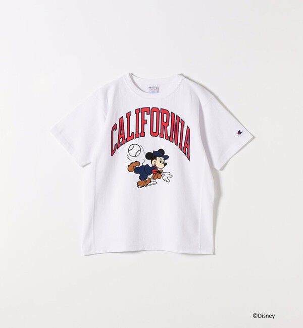 SHIPS any「Champion:〈洗濯機可能〉ディズニー / グラフィック ロゴ ショート スリーブ TEE」|Tシャツ・カットソー|