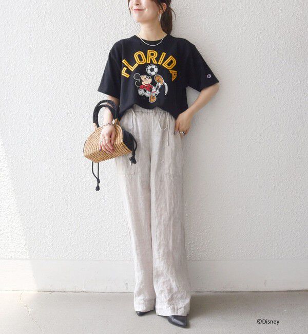 SHIPS any「Champion:〈洗濯機可能〉ディズニー / グラフィック ロゴ ショート スリーブ TEE」|Tシャツ・カットソー|