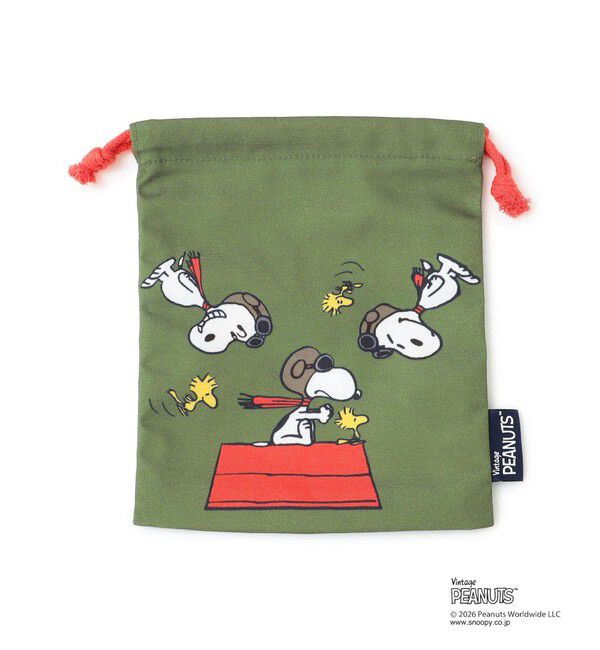 SHIPS KIDS「SHIPS KIDS: PEANUTS FA 巾着」|その他|オリーブ
