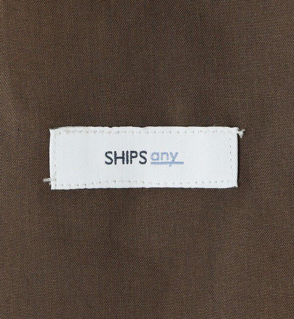 SHIPS any「SHIPS any:〈手洗い可能〉ウール混 クリース アンクル テーパード イージーパンツ(セットアップ対応)◆」|チノ|