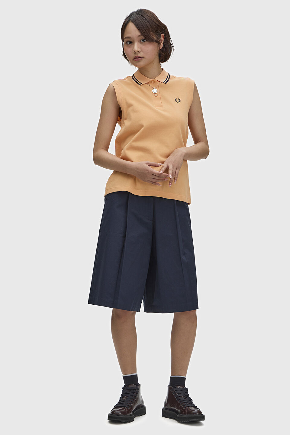 FRED PERRY 「The Fred Perry Shirt G7200／フレッドペリーノースリーブポロシャツ G7200」|Tシャツ・カットソー|