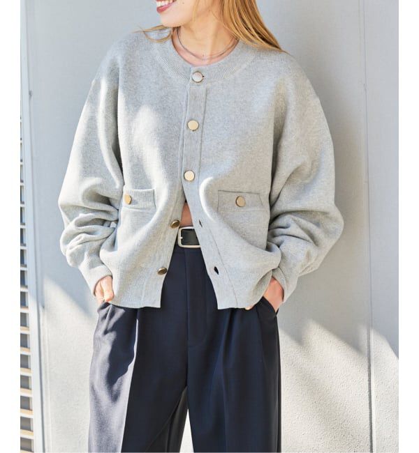 OUTDOOR PRODUCTS Usual Things「スウェットライク金ボタンカーデ」|カーディガン|