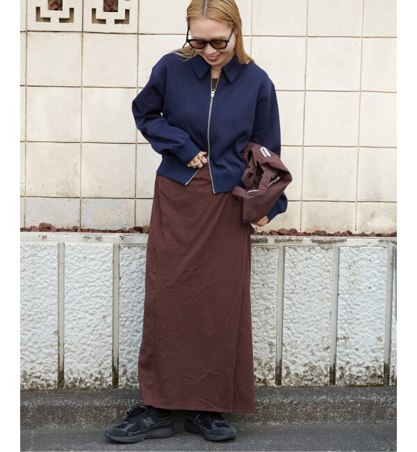 OUTDOOR PRODUCTS Usual Things「アゼライクジャージージップアップカーディガン」|カーディガン|