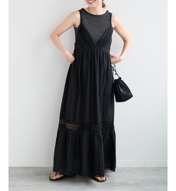 OUTDOOR PRODUCTS Usual Things「コットンローンカラーキャミワンピース」|ワンピース|