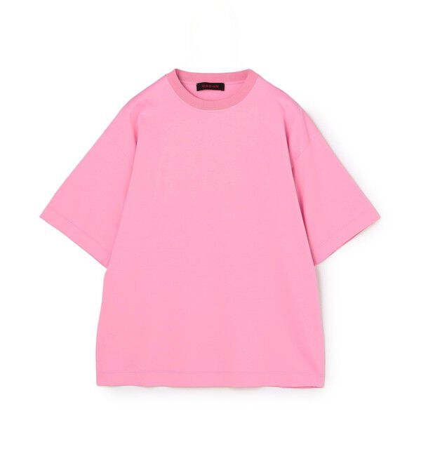 CABaN「CABaN コットン ドロップショルダークルーネックプルオーバー」|Tシャツ・カットソー|31 ライトピンク