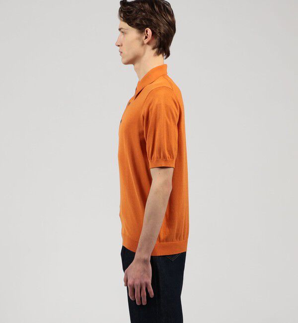 TOMORROWLAND MENS「TOMORROWLAND tricot シルクコットン 半袖ニットポロシャツ SESIA」|ポロシャツ|
