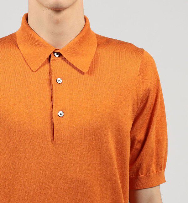 TOMORROWLAND MENS「TOMORROWLAND tricot シルクコットン 半袖ニットポロシャツ SESIA」|ポロシャツ|