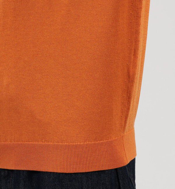 TOMORROWLAND MENS「TOMORROWLAND tricot シルクコットン 半袖ニットポロシャツ SESIA」|ポロシャツ|