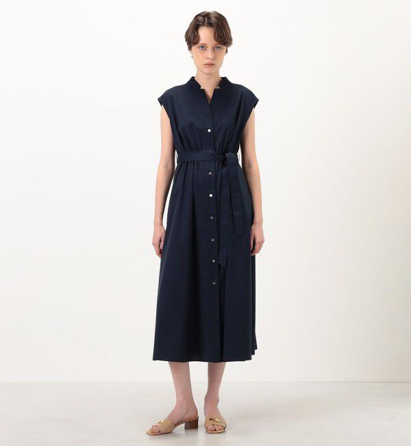 Ballsey「ポリエステルコットンタイプライター シャツワンピース」|ワンピース|
