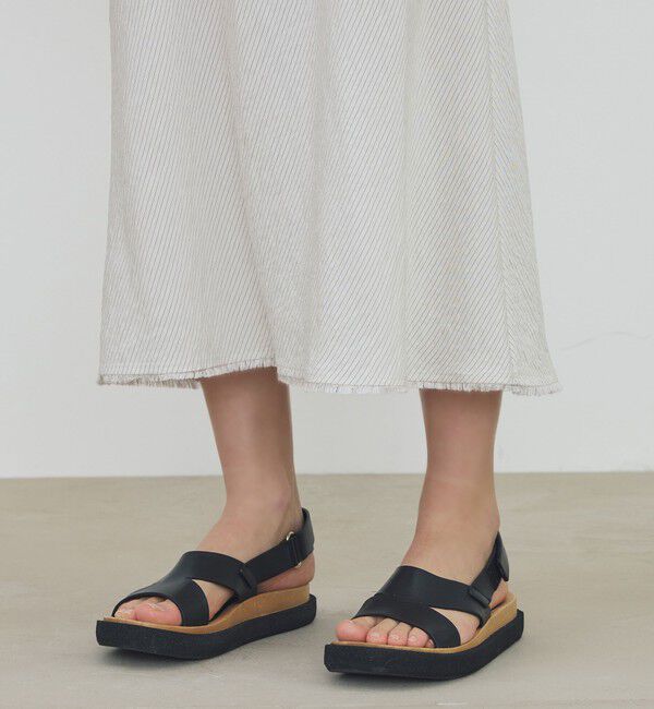 DES PRES「テンセルナイロングレインクロス アシンメトリーワンピース」|ワンピース|