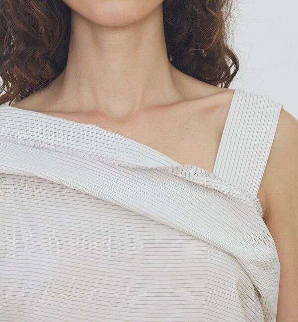 DES PRES「テンセルナイロングレインクロス アシンメトリーワンピース」|ワンピース|