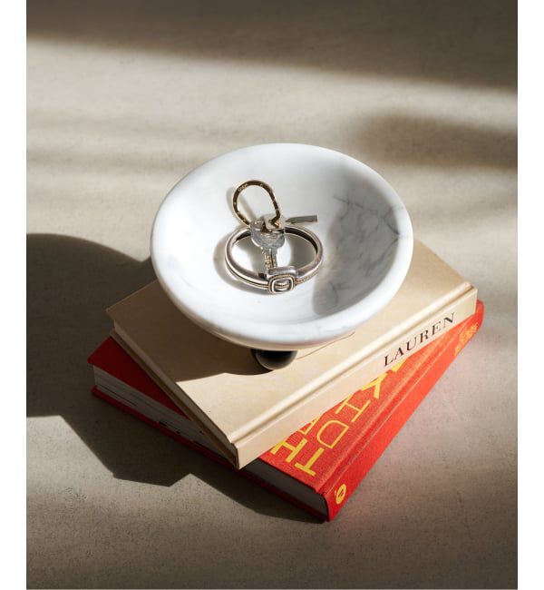 journal standard Furniture「MARBLE BOWL WITH STAND　トレイ」|その他|
