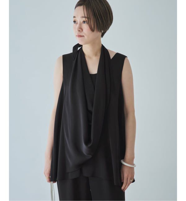 Plage「dull satin scarf set タンク」|タンクトップ|