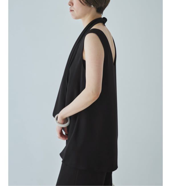 Plage「dull satin scarf set タンク」|タンクトップ|