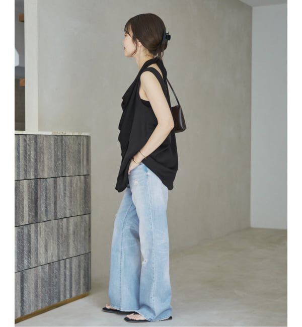 Plage「dull satin scarf set タンク」|タンクトップ|