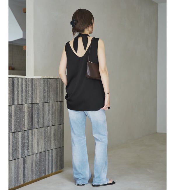 Plage「dull satin scarf set タンク」|タンクトップ|