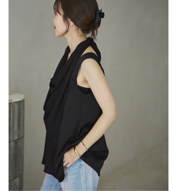 Plage「dull satin scarf set タンク」|タンクトップ|