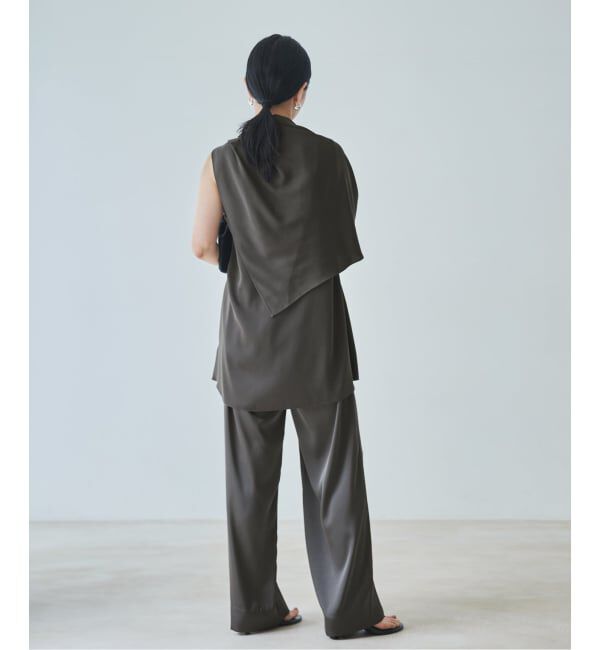 Plage「dull satin scarf set タンク」|タンクトップ|