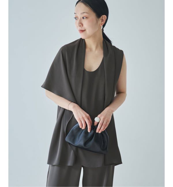 Plage「dull satin scarf set タンク」|タンクトップ|