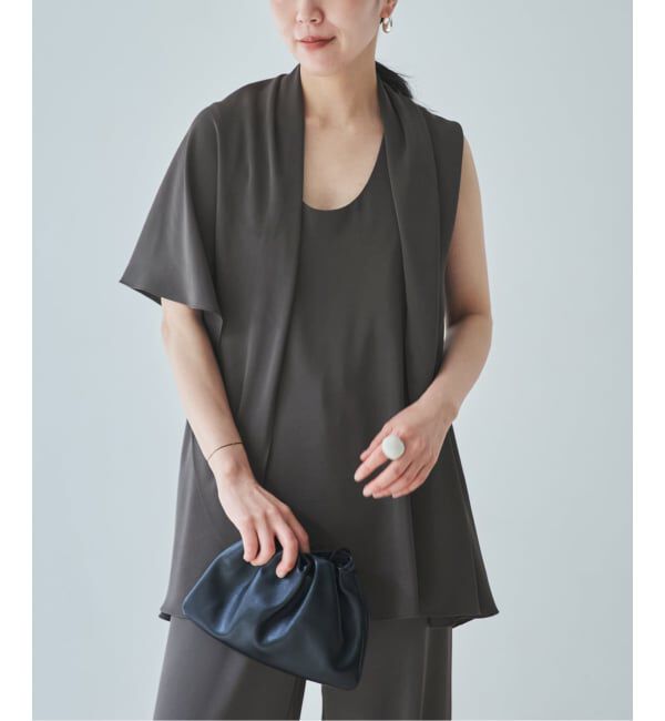 Plage「dull satin scarf set タンク」|タンクトップ|