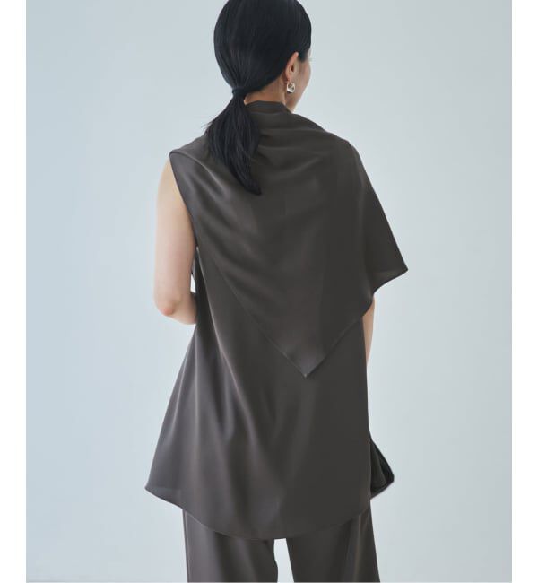Plage「dull satin scarf set タンク」|タンクトップ|