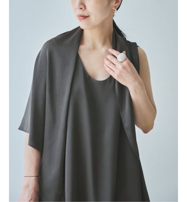 Plage「dull satin scarf set タンク」|タンクトップ|