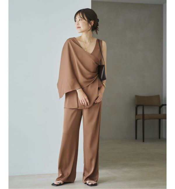 Plage「dull satin scarf set タンク」|タンクトップ|