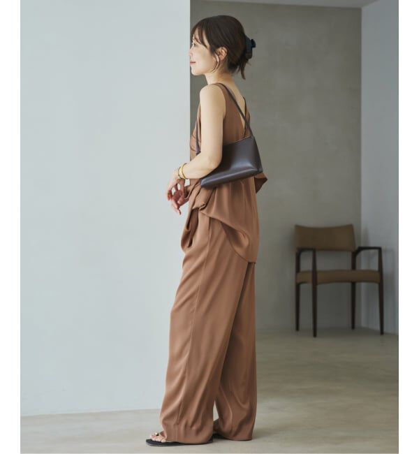 Plage「dull satin scarf set タンク」|タンクトップ|