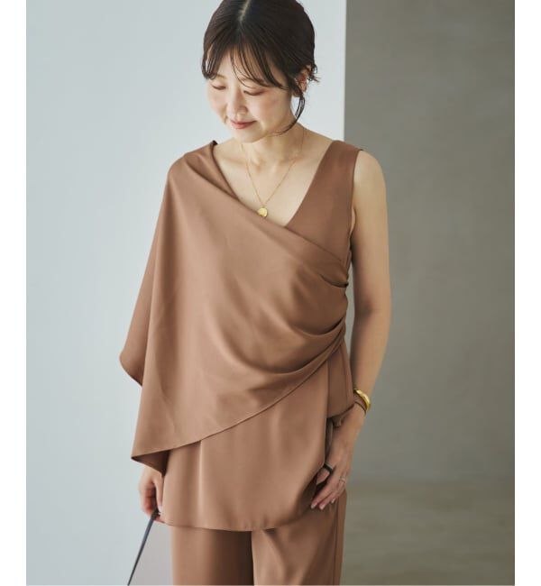 Plage「dull satin scarf set タンク」|タンクトップ|