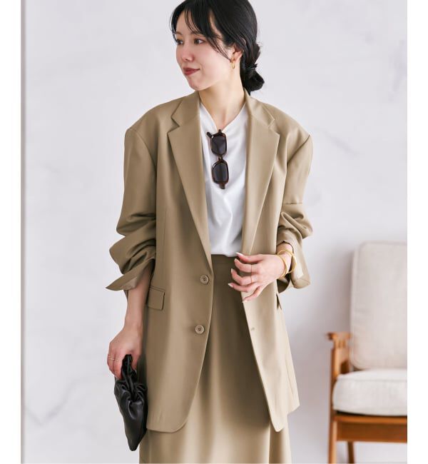 Plage「《予約》Masculine Oversized ジャケット」|テーラードジャケット|
