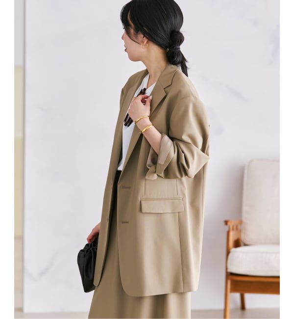 Plage「《予約》Masculine Oversized ジャケット」|テーラードジャケット|