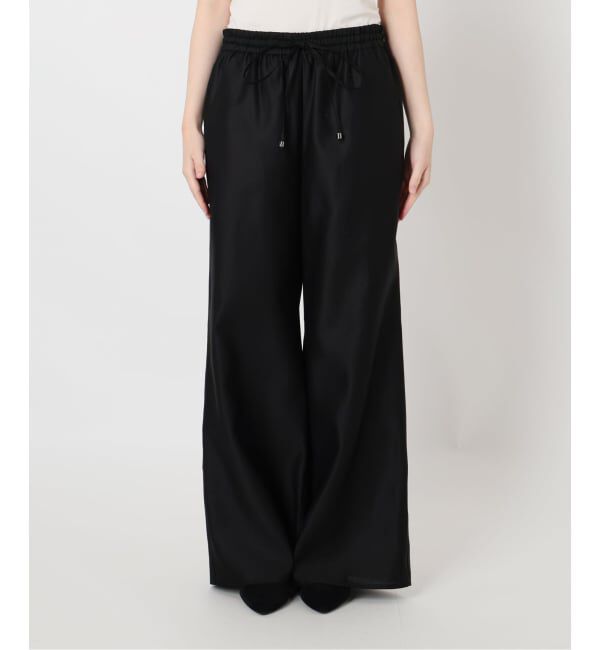 IENA LA BOUCLE「《洗濯機洗い可》IENA LA BOUCLE コットンサテンイージーパンツ」|その他|