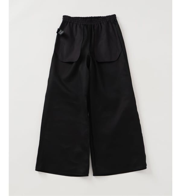IENA LA BOUCLE「《洗濯機洗い可》IENA LA BOUCLE コットンサテンイージーパンツ」|その他|