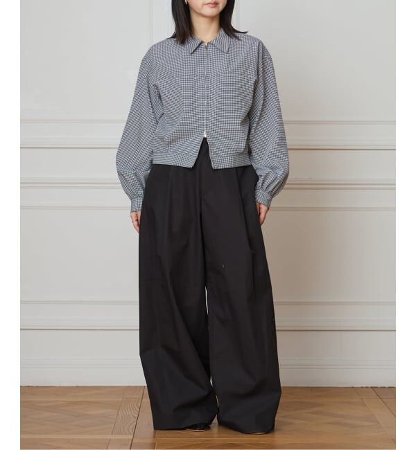 IENA LA BOUCLE「IENA LA BOUCLE ギンガムチェックシャツ」|シャツ・ブラウス|