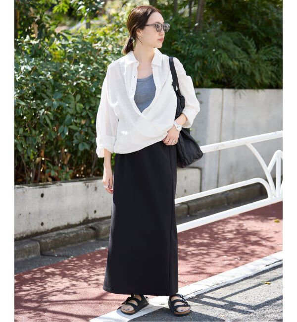 SLOBE IENA「リネンコットンカシュクールシャツ」|シャツ・ブラウス|