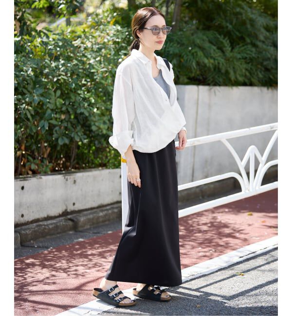 SLOBE IENA「リネンコットンカシュクールシャツ」|シャツ・ブラウス|