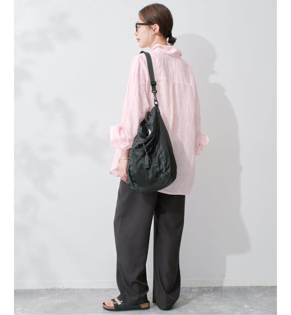 SLOBE IENA「リネンコットンカシュクールシャツ」|シャツ・ブラウス|