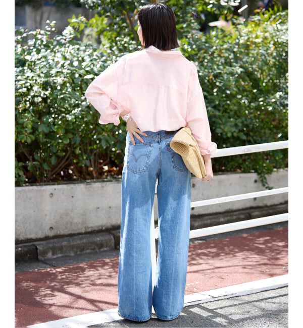 SLOBE IENA「リネンコットンカシュクールシャツ」|シャツ・ブラウス|