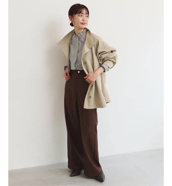 SLOBE IENA「《WEB限定/追加予約》撥水テントラインコート」|その他|