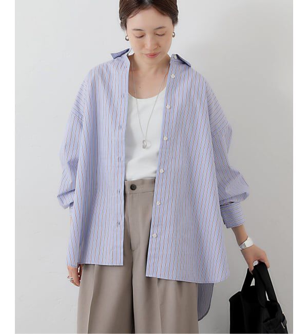 SLOBE IENA「《予約》コットンビックレギュラーシャツ」|シャツ・ブラウス|