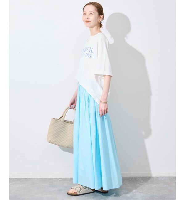 SLOBE IENA「《一部カラーWEB限定/接触冷感/抗菌防臭》MONTREUILレターロゴTEE」|Tシャツ・カットソー|