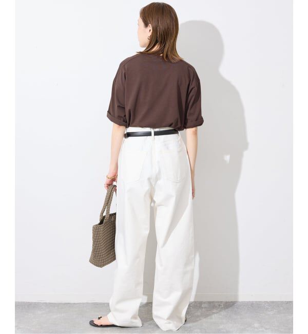 SLOBE IENA「《一部カラーWEB限定/接触冷感/抗菌防臭》MONTREUILレターロゴTEE」|Tシャツ・カットソー|
