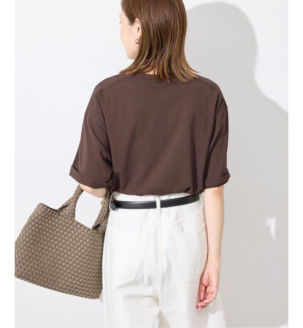 SLOBE IENA「《一部カラーWEB限定/接触冷感/抗菌防臭》MONTREUILレターロゴTEE」|Tシャツ・カットソー|